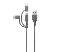 GP CY1N - Cavo di sincronizzazione e ricarica, USB-A -> Micro B & USB-C