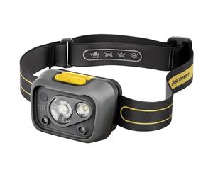 GP Discovery CHW54 - Lampada frontale a LED, funzionamento a batteria, 375 lm, 26 ore, 260GPACTCHW54000