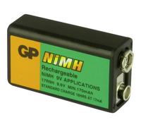 GP GP Ni-MH Industrial 170 R9H Batteria ricaricabile da 9 V NiMH 9.6 V 170 mAh