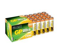 Gp GPPCA15AU007 Ultra Alcalino Singolo Uso Batterie Aa Pacco Di 40 T48 Ingressi