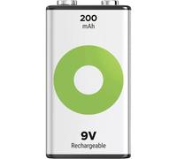GP GPRCK20R8H150C1 ReCyko Batteria ricaricabile da 9 V NiMH 200 mAh 8.4 V 1 pz.