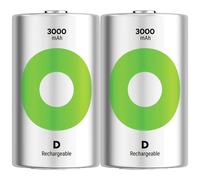 GP GPRCK300D143C2 ReCyko Batteria ricaricabile Torcia (D) NiMH 3000 mAh 1.2 V 2