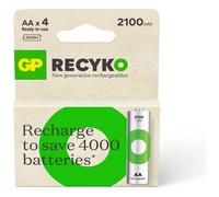 GP GPRHC212E035 GP Recyko NiMH 2100mAh AA 4 Pezzi Scatola Di Carta ECV