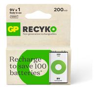 Gp Batteries Blister 1 Batteria Ricaricabile 9V 200 mAh GP ReCyko