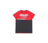 GP GRUPPO PRITELLI T-Shirt Bimbo - Ducati Corse (IT, età, 4 Anni, 6 Anni, Regular, Rosso)