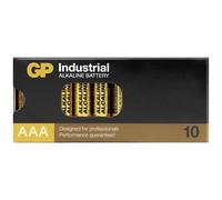 GP IND10 AAA - Batteria alcalina industriale, AAA (micro), confezione da 10 pez