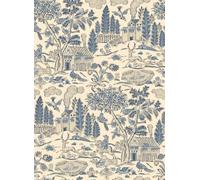 GP & J Baker Carta da parati Home Park - Royal Blue