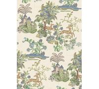 GP & J Baker Carta da parati Knight's Tale - Sage Blue