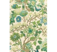 GP & J Baker Carta da parati Magnolia - Emerald/ Teal