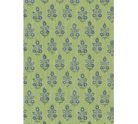 GP & J Baker Carta da parati Poppy Sprig - Green/ Blue