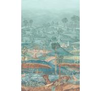GP & J Baker Carta da parati Royal Park - Teal