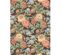 GP & J Baker Carta da parati Summer Peony - Charcoal/ Jewel