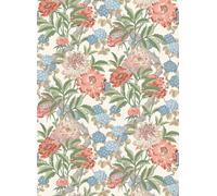GP & J Baker Carta da parati Summer Peony - Red/ Green