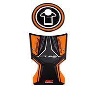 GP Kompozit Per Duke 250 2017-2022 Compatibile Tank Pad Nero-Arancione