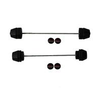 GP Kompozit Per MT-09 2013-2016 Compatibile Anteriore-Posteriore Crash Slider Nero