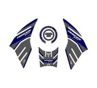 GP Kompozit Per MT-09 Tracer 2015-2020 Set di pastiglie per serbatoio compatibile Blue-Carbon