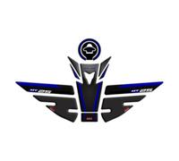 GP Kompozit Per MT-25/MT-3 2015-2019 Adesivo per striscia di serbatoio compatibile nero-blu scuro