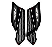 GP Kompozit Striscia laterale per serbatoio gamba inferiore nera compatibile per Honda PCX125 / PCX150 2018-2020