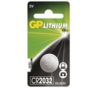 CR 2032 GP - Cella a bottone al litio, 3 V, 220 mAh, 20,0x3,2 mm