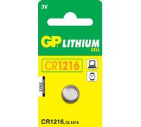 GP Lithium Coin Knapcellebatterier CR1216