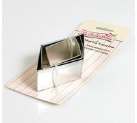 GP&Me La Dolcetteria Tagliabiscotti a Rombo, Acciaio, Grigio, 11x7x3 cm