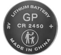 GP Pila a bottone CR 2450, 3 V, 25 pezzi, 600 mAh, al litio GPCR2450B
