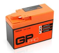 GP-PRO GTR4A-BS 12V 2.3Ah GEL Batteria di avviamento (compatibile con YTR4A-BS / 50415) (Esente da manutenzione/Sigillato) Scooter Accumulatore per es. Honda SFX SH SJ SXR SZX 50