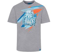 GP-Racing 73 The Blue Gunners Maglietta, grigio, taglia S per maschi