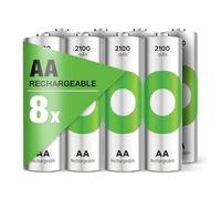 GP RECYKO - Batteria AA Mignon NiMH 2100 mAh, 1,2 V, 8 pezzi