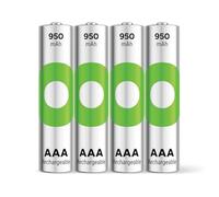 GP RECYKO - Batteria AAA micro NiMH 950 mAh, 1,2 V, 4 pezzi