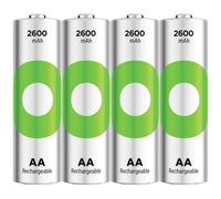 REC 2600 4AA - ReCyko, batteria ricaricabile NiMH, AA (batteria stilo), 2600 mA