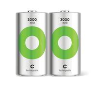REC 3000 2C - ReCyko, batteria ricaricabile NiMH, C (mezza torcia), 3000 mAh,