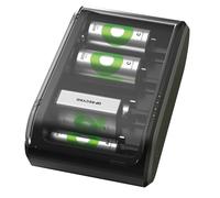 GP B631UNIVERSAL - Caricabatterie da tavolo, NiMh, 6 slot, nero/verde