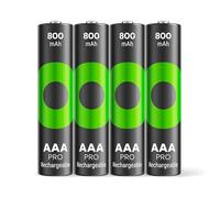 REC 800 4AAA PRO - ReCyko PRO, batteria ricaricabile NiMH, AAA (Micro), 800 mAh, co