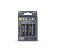 GP Recyko Pro pacchetto di 4 batterie ricaricabili 2100MAH AA 1,2 V - Precarged - Ciclo di vita: fino a 1.500 volte NEW
