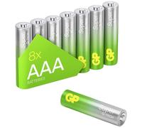 AAA GP - Batterie alcaline Super 1,5 V, 8 pezzi