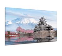 GP TONER Dipinto su tela NaturaTempio giapponese 120X60