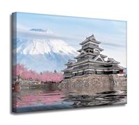 GP TONER Dipinto su tela NaturaTempio giapponese 40X30