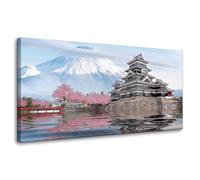 GP TONER Dipinto su tela NaturaTempio giapponese 80X40