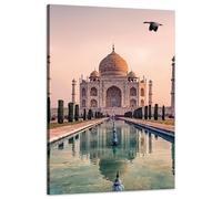 GP TONER Dipinto su tela per la decorazione dell'ufficio e della casa Architettura Taj Mahal India 60x90 cm