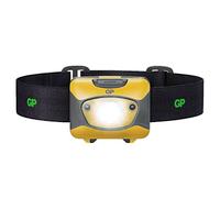 GP Torcia Frontale LED CH46 Discovery |Lampada frontale da 300 Lumen - Torcia da Testa con Luce Frontale, Sensore di Movimento, Colore Giallo
