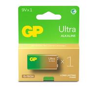 GP ULTRA ALKALINE 9V Battery. - 1-Pack - Warranty: 12M NEW