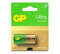 GP ULTRA ALKALINE C/LR14 - Battery. 2-Pack - Warranty: 12M NEW