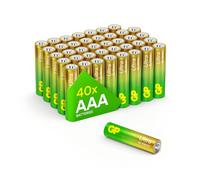 GP ULTRA | Set da 40 Batterie AAA Ministilo Alcaline da 1,5V | Pile AAA / LR03 - Lunga Durata