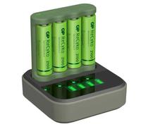 Gp USB Docking Caricabatterie Aa / AAA + 4 Aa Mignon Batteria
