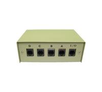 GP1040 Ethernet RJ45 Porta Manuale Interruttore Scatola 4 Porte