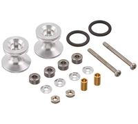 gp418 doppio Aluminum pattini W/Rubber Rings (13 - 12 mm)