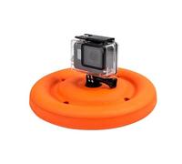 GP465 Universal Camera Multifunctional Frisbees Submersible Floating Frisbee for Pets Accessory Camera Accessory (Orange)