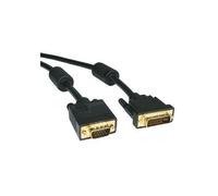 GP980 Dvi-A Maschio A 15 Pin VGA Cavo Maschio Cavo 5 Metri Oro