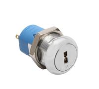 GPBEJKPA Interruttore a chiave JK217 19 mm 5000 chiavi 2 NO 2 NC, blocco in lega di zinco, selettore di chiavi, blocco rotante, 1 pezzo